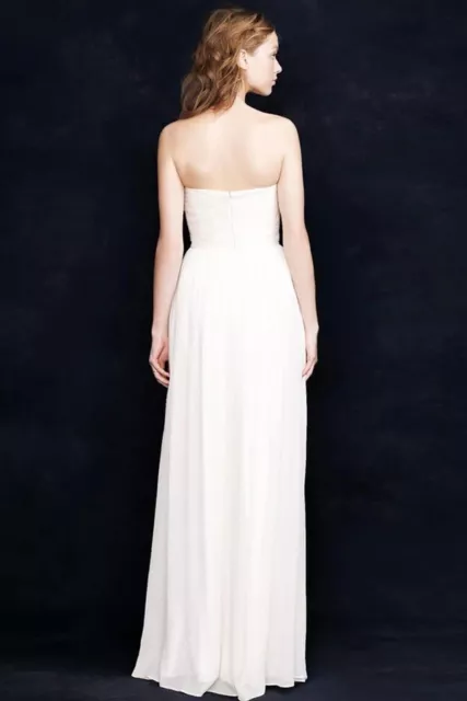 J crew Arabelle Gown in Ivory, Size 16, NWT 3