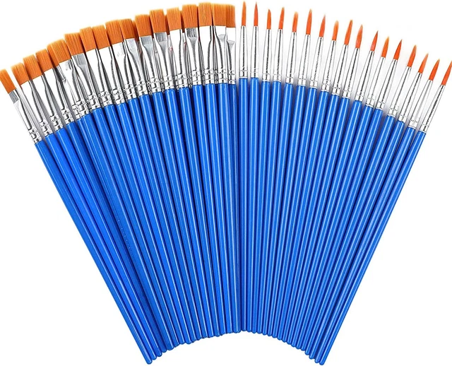 Set Di Pennelli 60 Pezzi Professionali Pennelli Da Pittura Bambini Paint Brush S
