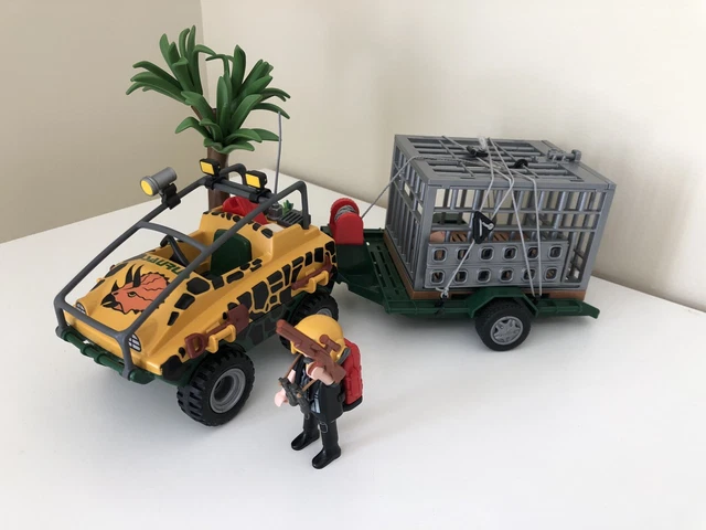 Playmobil 4175 – Set Capture Dinosaure Deinonychus – Complet Avec Notice – Très Bon état