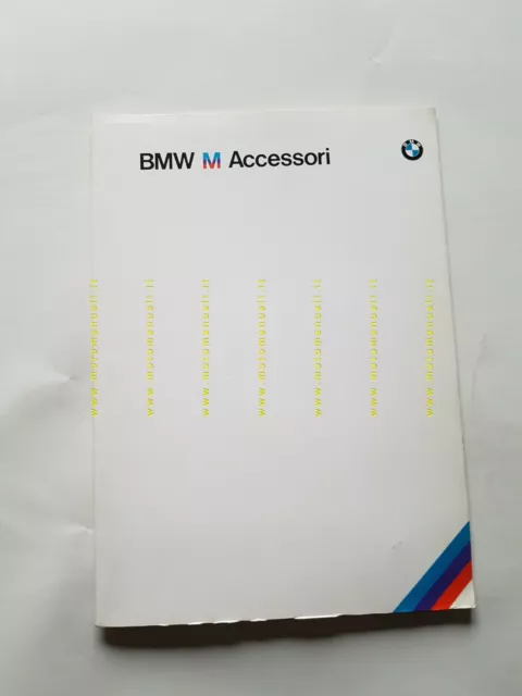 BMW cataloghi accessori moto e abbigliamento 1989 depliant