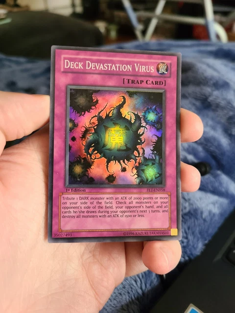 Yugioh Deck Devastation Virus FET-EN058 1st Super Rare