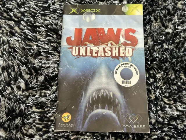 Jaws Unleashed - Microsoft Xbox - Manual Only