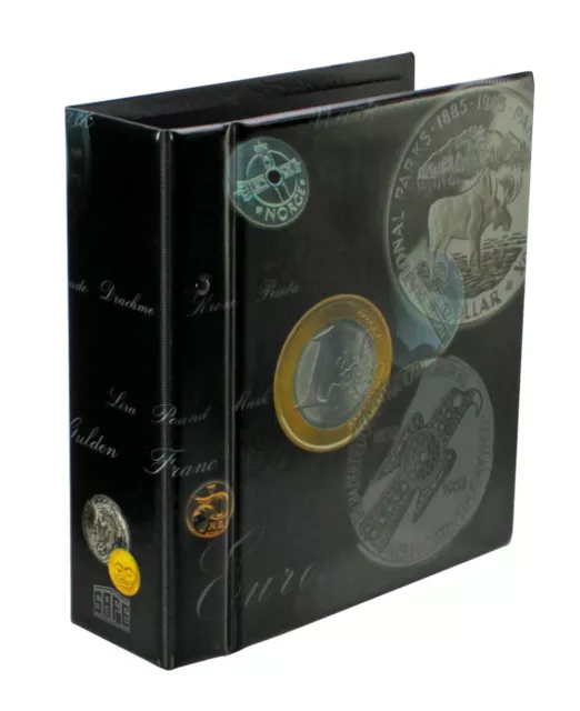 ALBUM MONETE UNIVERSALE 4 custodie per monete fino a 44 mm + cartone ZWL SAFE ARTLINE 7383 3