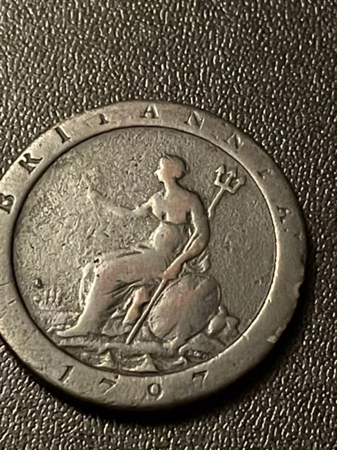 George III CARTWHEEL Penny 1797