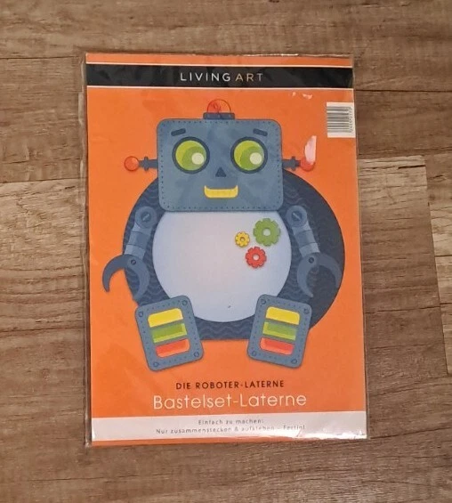 Laterne Lampion Bastelset - Roboter