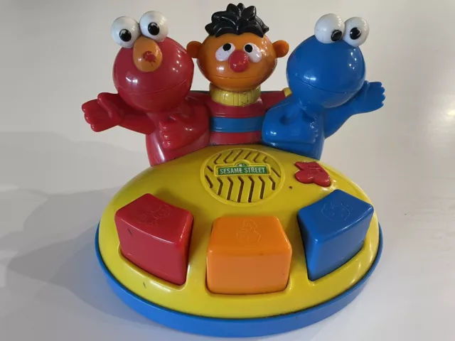 Sesame Street Elmos Giggle Gang Piano Musical Toy Cookie Monster 2005 Mattel