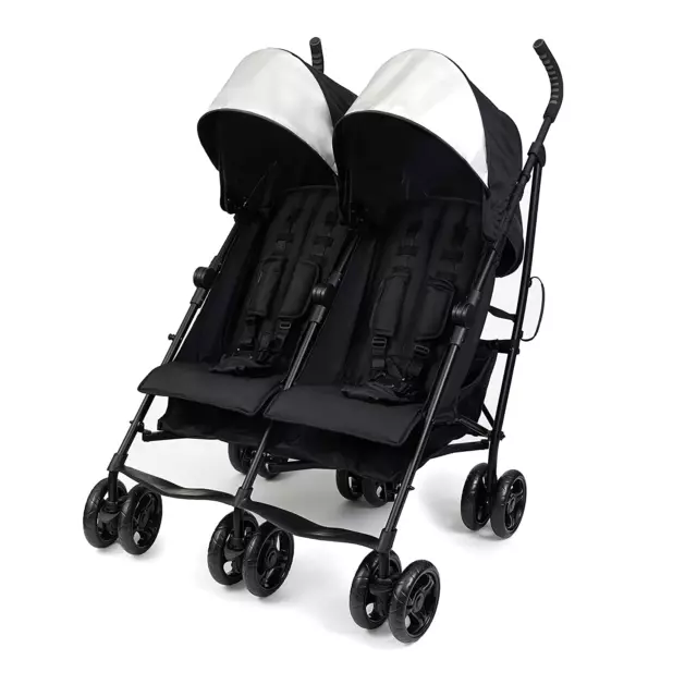 3Dlite Double Convenience Lightweight Double Stroller for Infant & Toddler with