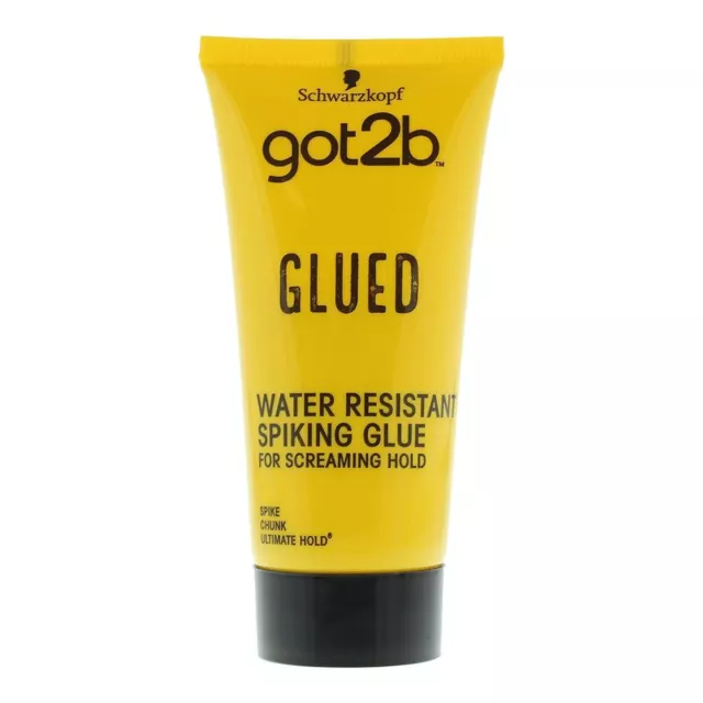 Schwarzkopf Got2b Glued Water Resistant Spiking Hair Glue 50ml For Unisex