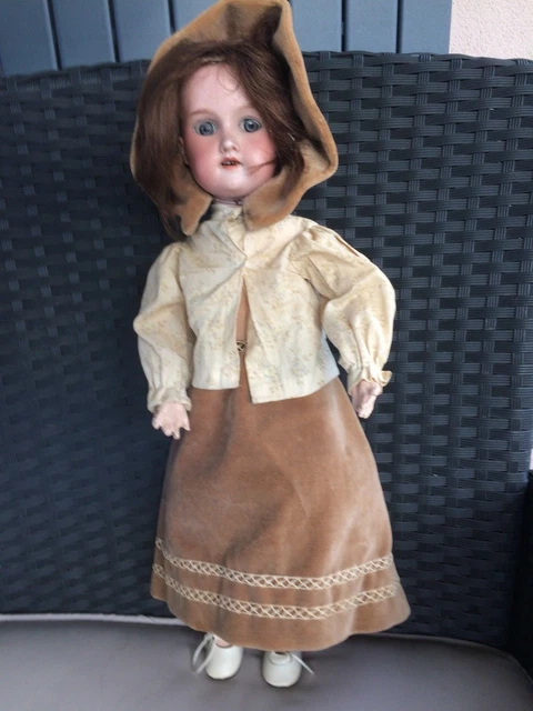 Poupée Ancienne Floradora Par Armand Marseille - 40 Cm, Très Bon état