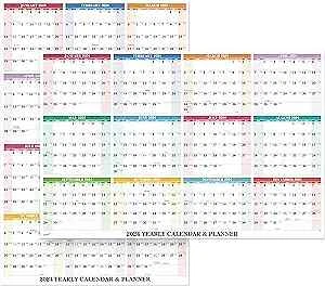 DRY ERASE CALENDAR 2024 - 2024 Yearly Wall Calendar, Erasable Wall