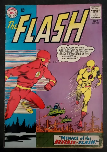 DC Comics The FLASH Book #139 Silver Age .12 cent September 1963