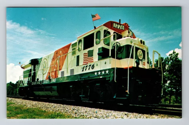 Seaboard Coast Line Railroad's, Train, Transportation, Vintage Postcard
