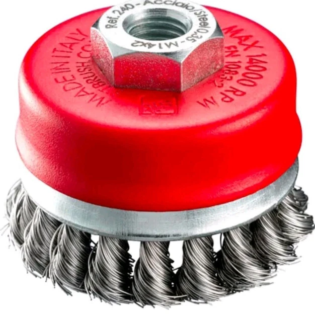 Spazzole Per Smerigliatrice Angolare | Set 4 Pezzi | Ø 75 Mm E 100 Mm | Per Rimuovere Ruggine E Vernice - Foto 12