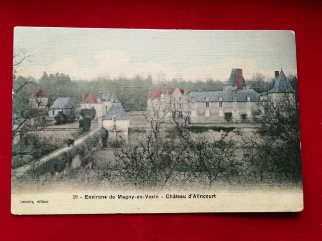 CPA 95 surroundings of MAGNY in VEXIN - Château d'Alincourt