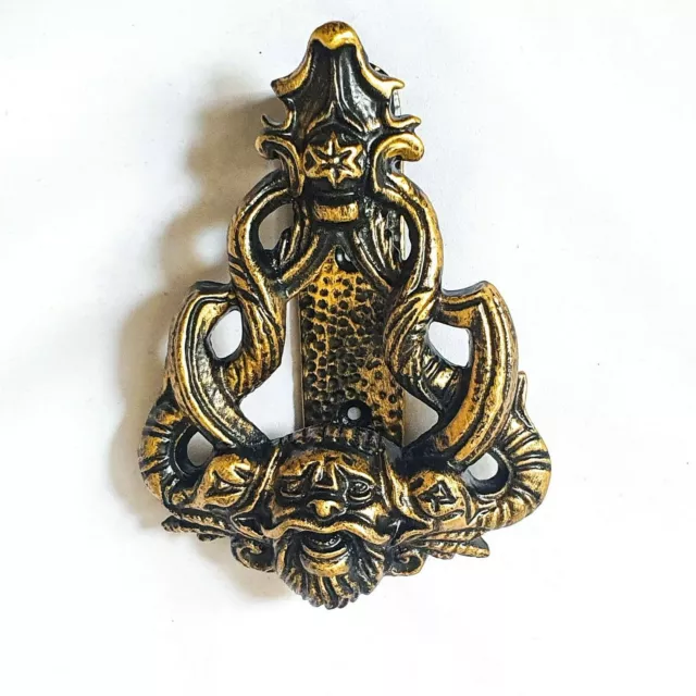 Art Deco  Novelty Decorative Front Door Knocker Antique Brass Iron Shaped Animal