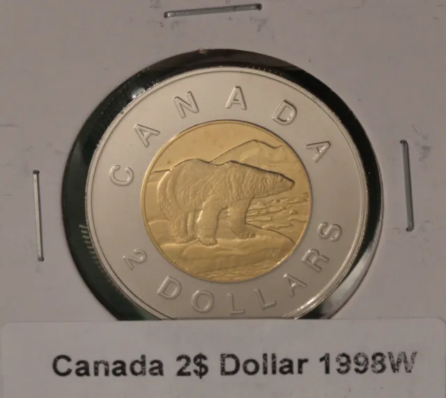1998W Canada $2 Dollar - Toonie  - From PL / Special Occasion Set -   🇨🇦