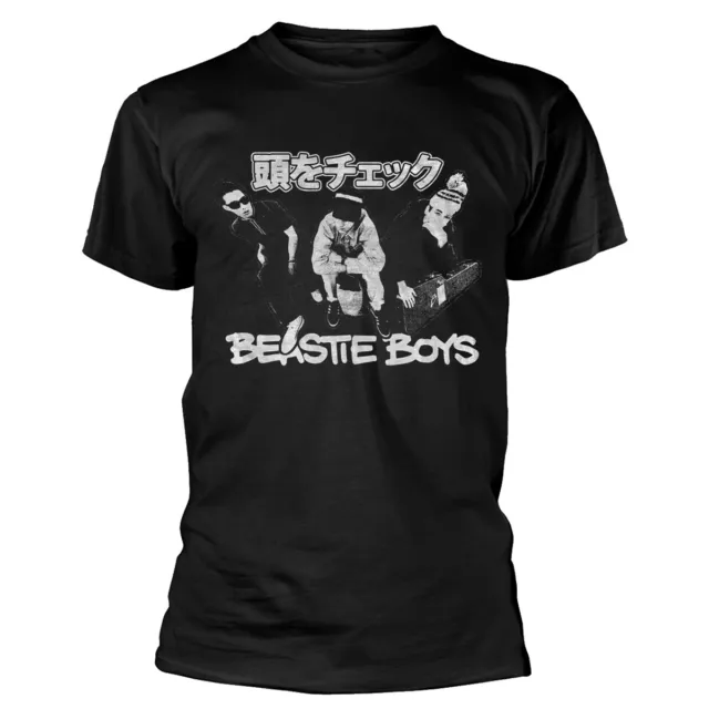 The Beastie Boys 'Check Your Head Japanese' (Noir) T-shirt -NOUVEAU ET OFFICIEL!