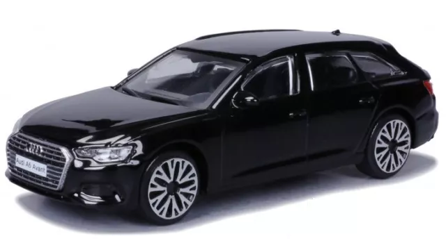 Modellino auto scala 1:43 Burago AUDI A6 AVANT BLACK modellismo statico