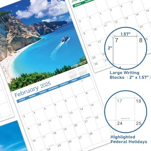 CALENDAR 20242025 Wall Calendar 20242025, Jul. 2024 Dec. 2025, 12