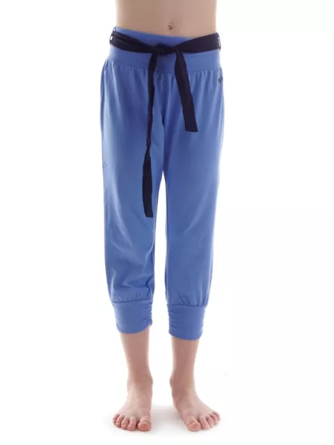 CMP Pantaloni Capri Estate Pantaloni Blau Cintura Elasticizzato Larghi