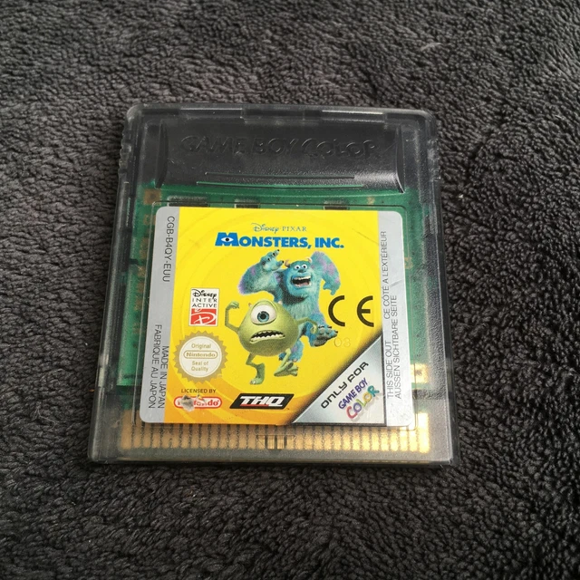 NINTENDO GAME BOY Color Disney Pixar Monsters, INC EUU Trés Bon état