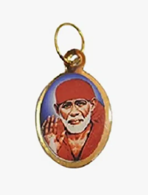 Indian Traditional Golden Sai Baba Locket For Unisex