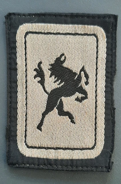 Patch insigne tissu patch 3 division blindée Armée Française 3 DB, fond