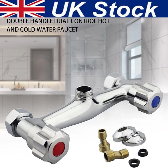 High Quality Bathroom Shower Mixer Taps Bar Brass Valve Twin Outlet Chrome