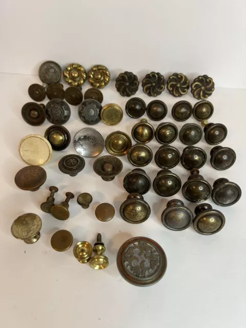 Vintage Drawer/dresser Pulls And Knobs Lot of 50 preowned