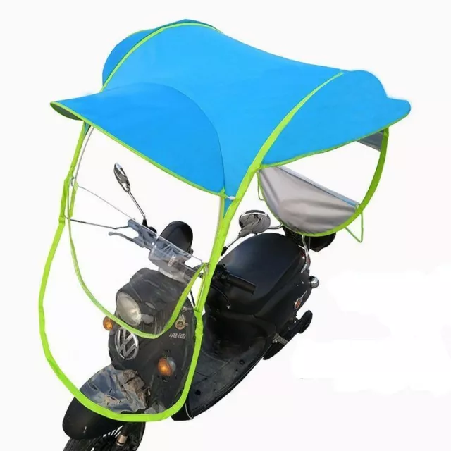 Parapioggia moto scooter bici copertura per pioggia parasole impermeabile 2