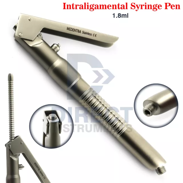 Dental Intraligamental Syringe Pen Style 1.8ml Implant PDL Injection Anesthetic