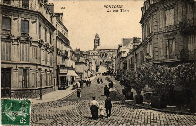 CPA Pontoise Rue Thiers (1319768)