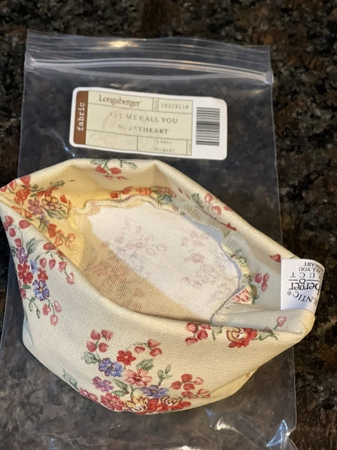 New in Package Longaberger Liner for Let Me Call You Sweetheart Basket