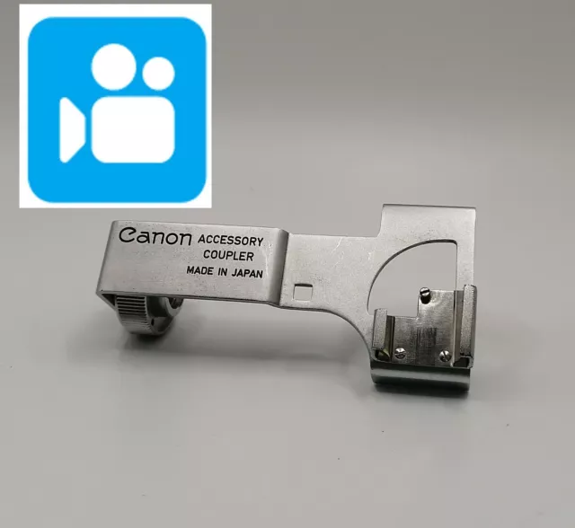 🎦VIDEO👀[MINT] Acoplador de accesorios Canon para cámara de película Canon 7...