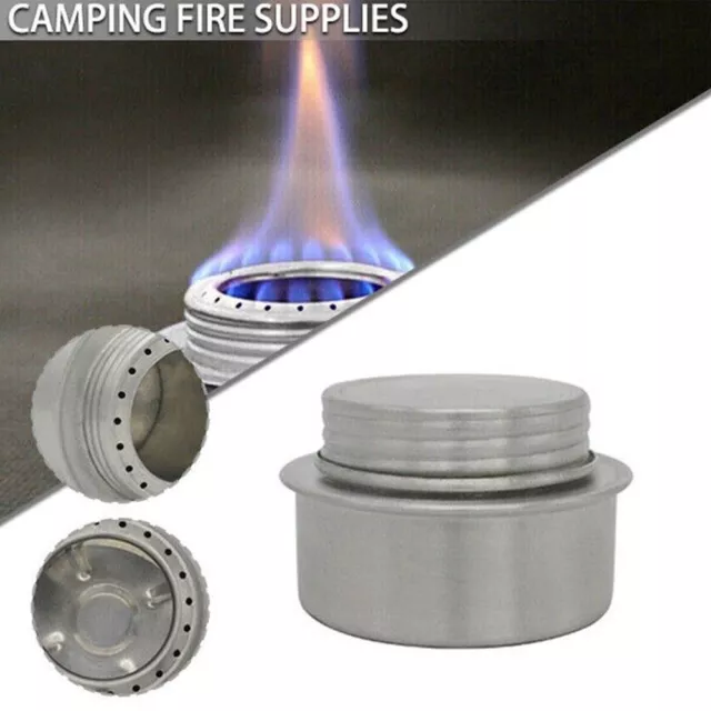 Portable Mini Spirit Burner Alcohol Stove Sealing Cover Outdoor Camping Tool