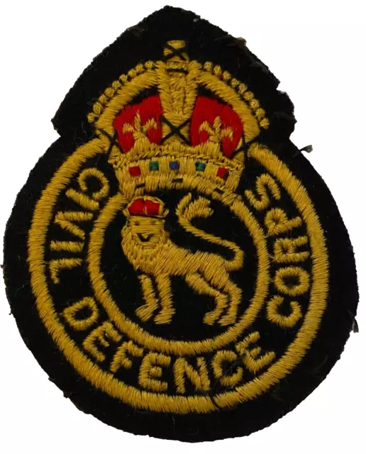 British Civil Defense Corps Patch