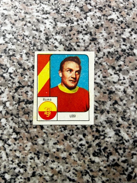 FIGURINA CALCIATORI ALBUM Nannina 1960/61 Trapattoni Milan sfondo