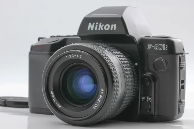 ⏯ [Near MINT] Nikon F-801s N8008s SLR AF Nikkor 35-70mm f/3.3-4.5 From JAPAN
