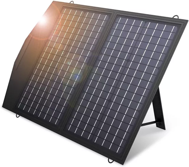 ALLPOWERS 60W Foldable Solar Panel Charger for Portable Power Station Camping RV