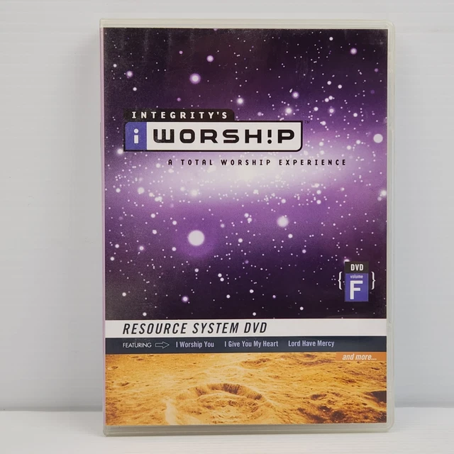Integrity's iWorship Resource System DVD Volume F Religious Christian Reg 1