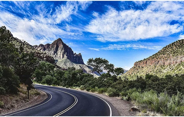 1000 piece landscape photo Zion National Park jigsaw puzzle for adults