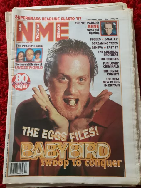 NME November 2 1996 - BABYBIRD GENE FUGEES THE BEATLES THE CHEMICAL BROTHERS