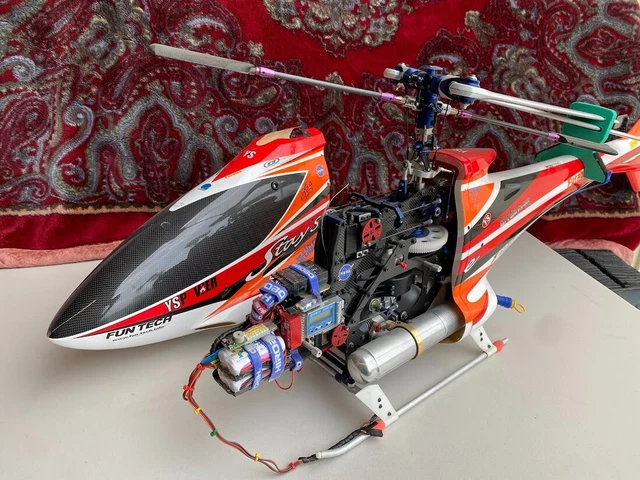 Radio Control Petro-powered helicopter Using Futaba's parts Radio Control Petro-powered helicopter Using Futaba's parts