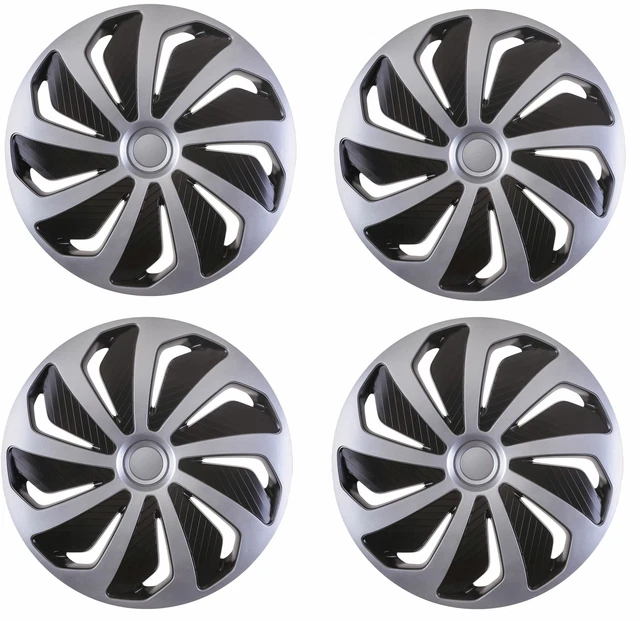 4x Wheel Trims Hub Caps 15" Covers fits Ford Focus Mondeo Fiesta KA C-Max