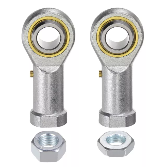 PHSB10 5/8" Female Rod End Set - 2pcs of 5/8-18 Left & Right Thread with Jam Nut
