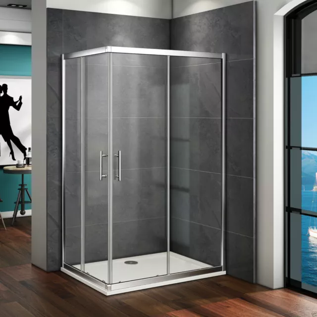 Sliding Shower Screen Enclosure Various Size 760/800/860/900/1000/1100/1200mm