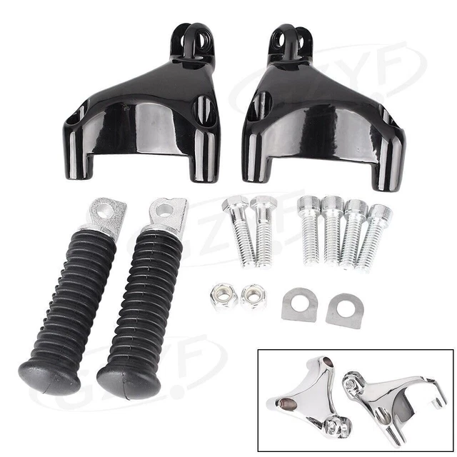 Staffa di montaggio pedale passeggero posteriore per Harley Sportster XL1200 Iron883