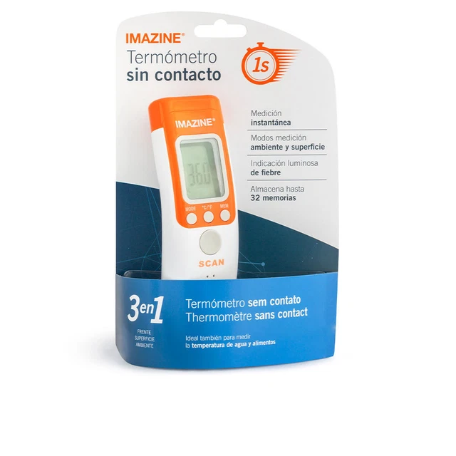 Higiene Imazine unisex TERMÓMETRO SIN CONTACTO 3 en 1 1 u