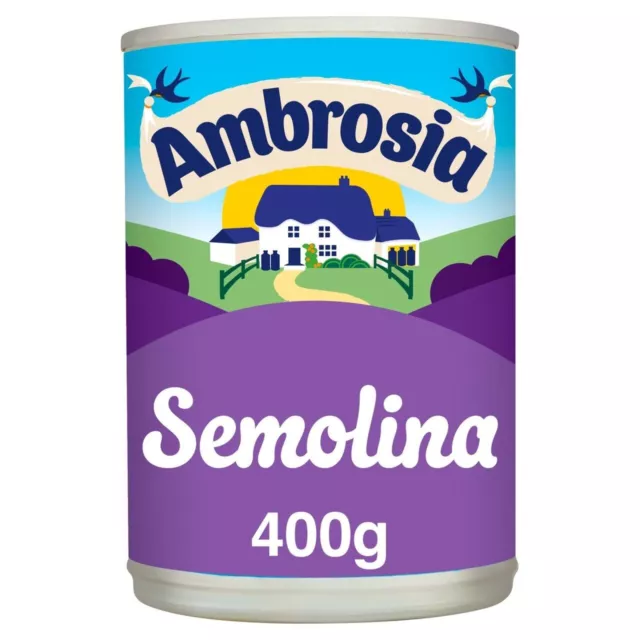 Ambrosia Semolina Tinned 425g PACK OF 2 2