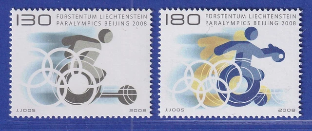 Liechtenstein 2008 Paralympische Sommerspiele Peking Mi.-Nr. 1487-88 **